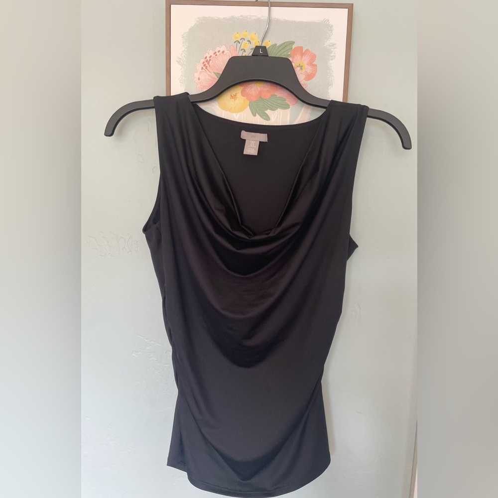 H&M Sleek Black Tank Top
